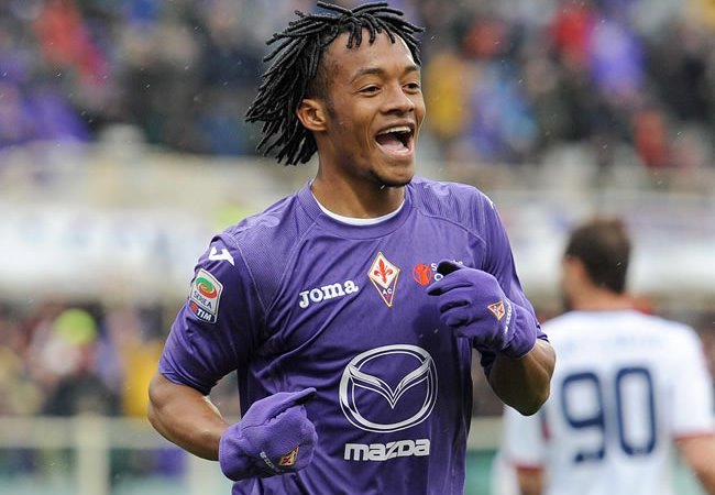 Cuadrado, figura con Fiorentina en la Copa de Italia con un gol de media distancia. Foto: EFE