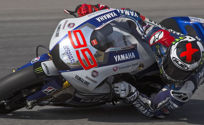 El piloto español de MotoGP Jorge Lorenzo, de Yamaha. Foto: EFE
