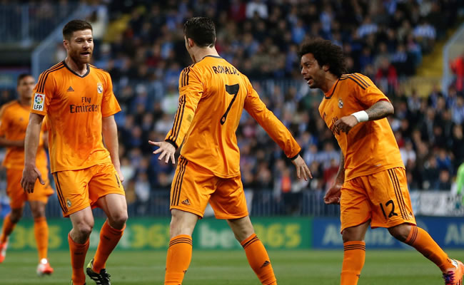 Real Madrid se agarra a un gol de Ronaldo ante un meritorio Málaga. Foto: EFE