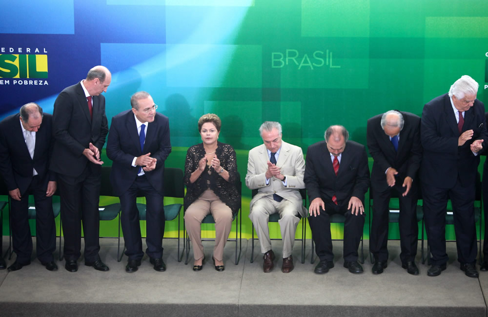 Ministros para el último tramo de mandata de Dilma Rousseff. Foto: EFE