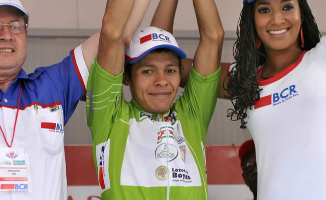 El ciclista colombiano Freddy Montaña. Foto: EFE