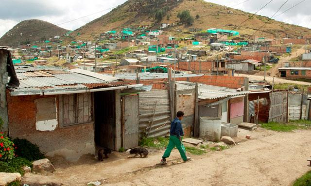 Pobreza en Colombia. Foto: EFE
