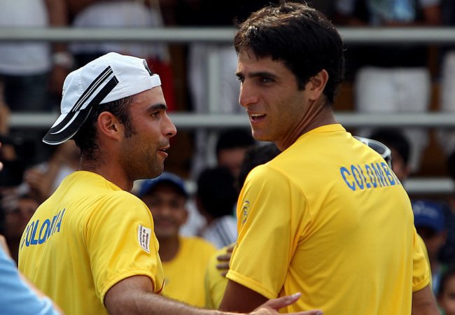 Juan Sebastián Cabal y Robert Farah, los únicos colombianos que siguen en competencia. Foto: EFE