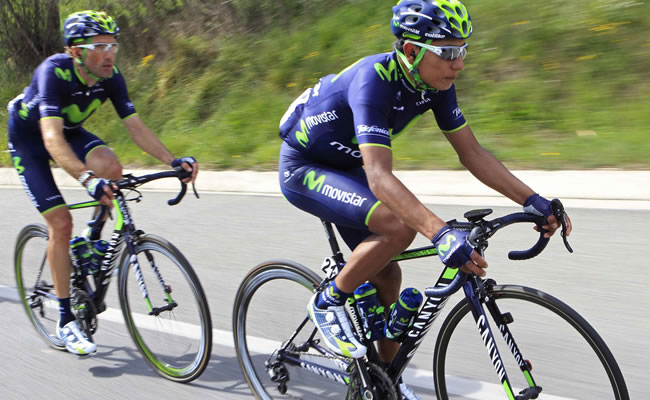 Nairo Quintana: "Aun no estoy recuperado de la gripe de la Tirreno-Adriático". Foto: EFE