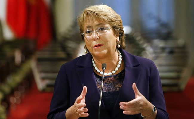 Presidenta Bachelet inaugura en capital chilena I Juegos Parasuramericanos. Foto: EFE