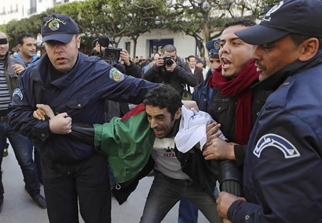 Protestas en Argelia. /Mohamed Messara. Foto: EFE