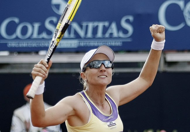 Catalina Castaño, una de las tenistas más destacadas del país en el último tiempo. Foto: EFE