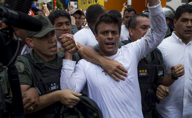 Opositor venezolano Leopoldo López. Foto: EFE