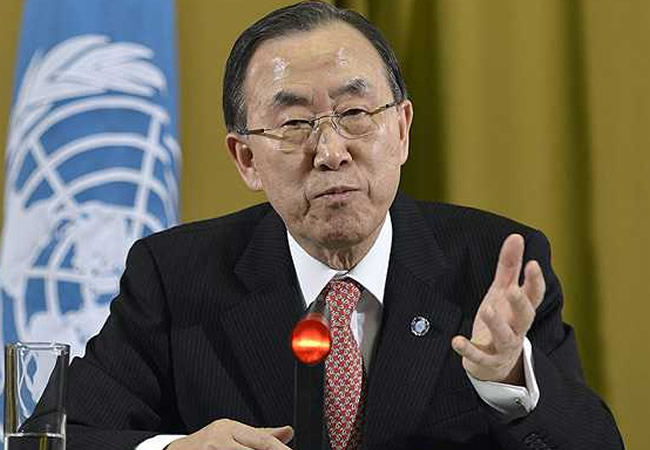 El secretario general de la ONU, Ban Ki-moon. Foto: EFE