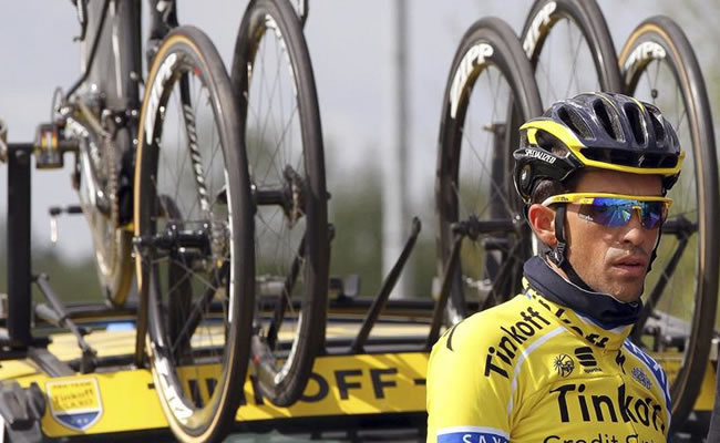 El ciclista español del Tinkoff-Saxo, Alberto Contador. Foto: EFE
