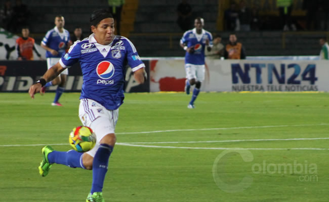 Dayro Moreno quiere seguir en Millonarios.. Foto: Interlatin