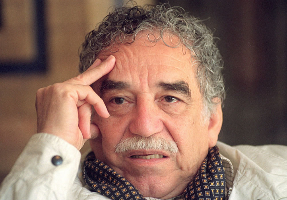 Foto de archivo del 16 de abril de 1994 del escritor colombiano y premio Nobel de literatura Gabriel García Márquez durante la entrevista concedida a la Agencia EFE en Sevilla. Foto: EFE