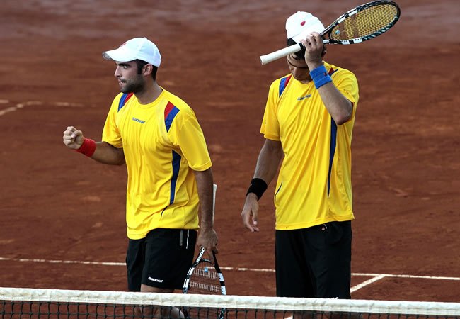 Juan Sebastián Cabal y Robert Farah buscan su paso a cuartos de final. Foto: EFE