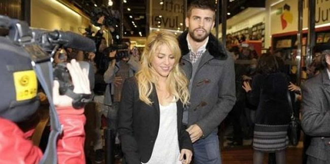 Shakira y Piqué. Foto: EFE