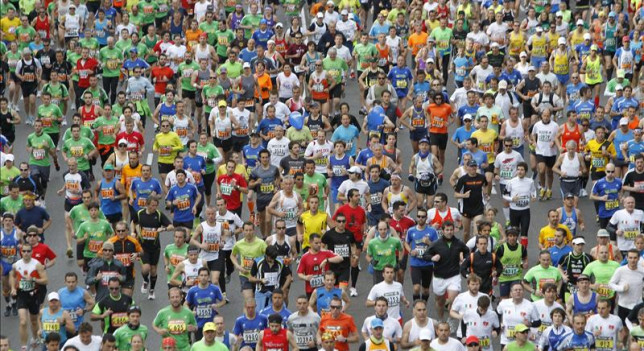 El Maratón de Boston tendrá 45 hombres y 8 mujeres de Colombia en su línea de partida. Foto: EFE