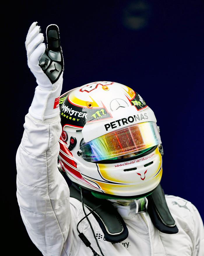 El piloto británico Lewis Hamilton saldrá primero en el Gran Premio de China. Foto: EFE