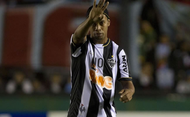 El jugador Ronaldinho de Atletico Mineiro de Brasil. Foto: EFE