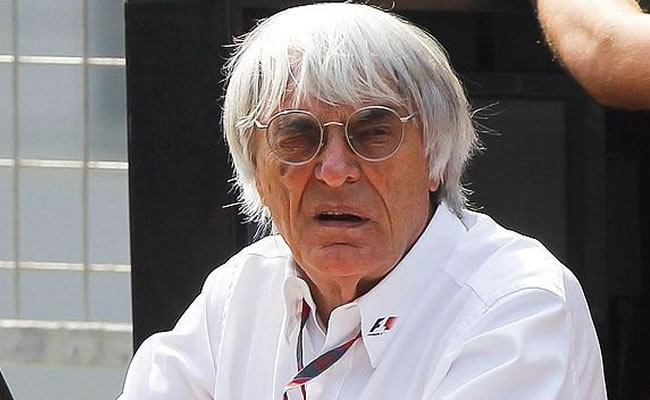 El patrón de la Fórmula Uno, Bernie Ecclestone. Foto: EFE
