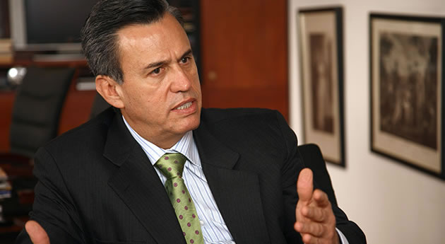 Ministro colombiano de Agricultura, Rubén Darío Lizarralde. Foto: EFE