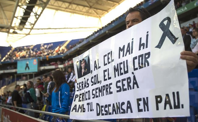 Unas 53.000 personas dieron el adiós a Vilanova en el Camp Nou. Foto: EFE