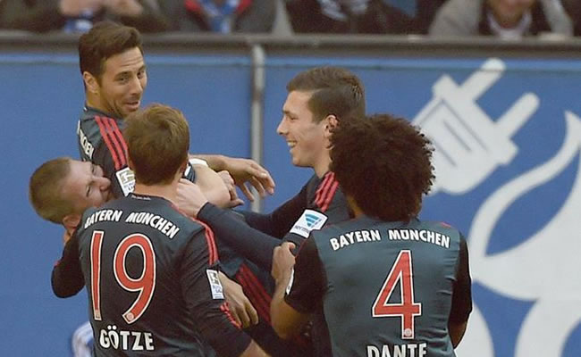 Götze reanima al Bayern de Guardiola en Hamburgo. Foto: EFE