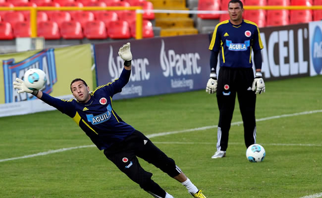 Primeras evaluaciones a jugadores de la Selección Colombia. Foto: EFE