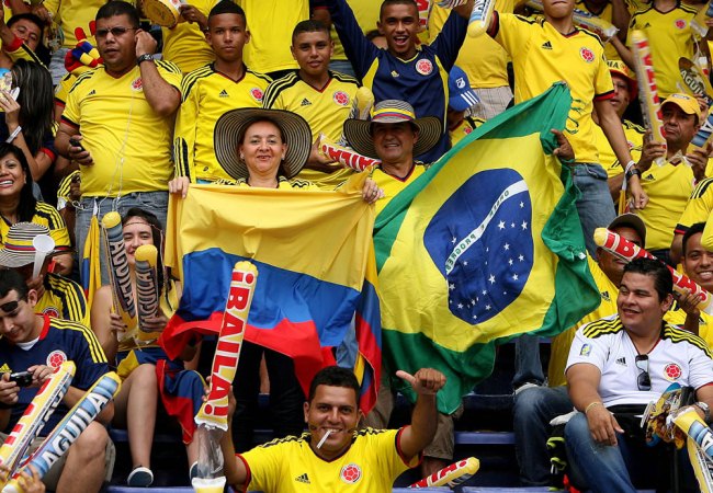 Los aficionados colombianos ya fueron advertidos para que eviten enfermedades en Brasil. Foto: EFE
