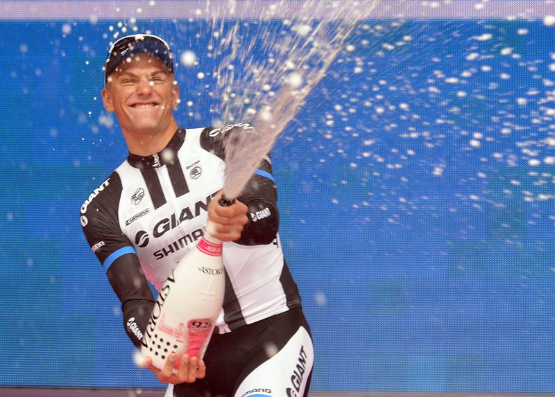 El ciclista Marcel Kittel ganó la segunda etapa del Giro de Italia. Foto: EFE