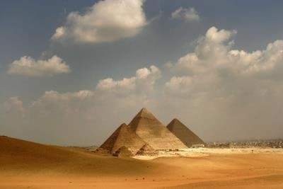 Imagen de las pirámides de Giza. Foto: EFE