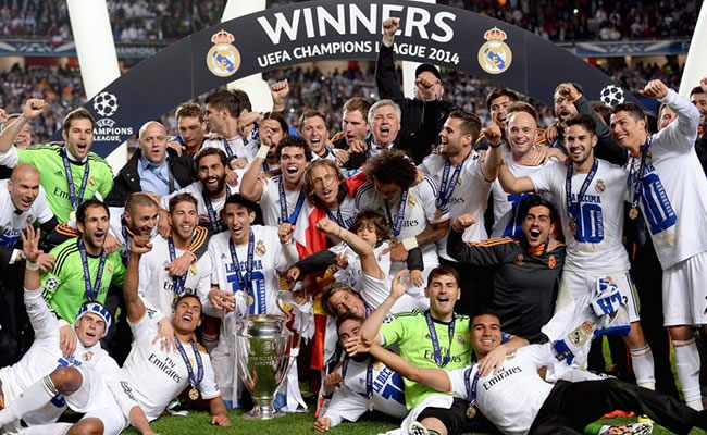 Real Madrid se coronó campeón de la Liga de Campeones. Foto: EFE