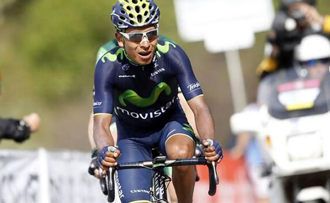 Nairo Quintana se corona la etapa 16 y es líder del Giro de Italia. Foto: Twitter