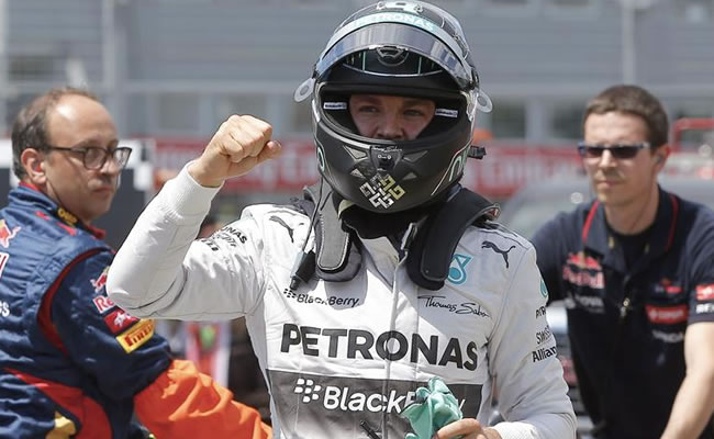 El piloto alemán Nico Rosberg saldrá primero en el Gran Premio de Canadá. Foto: EFE