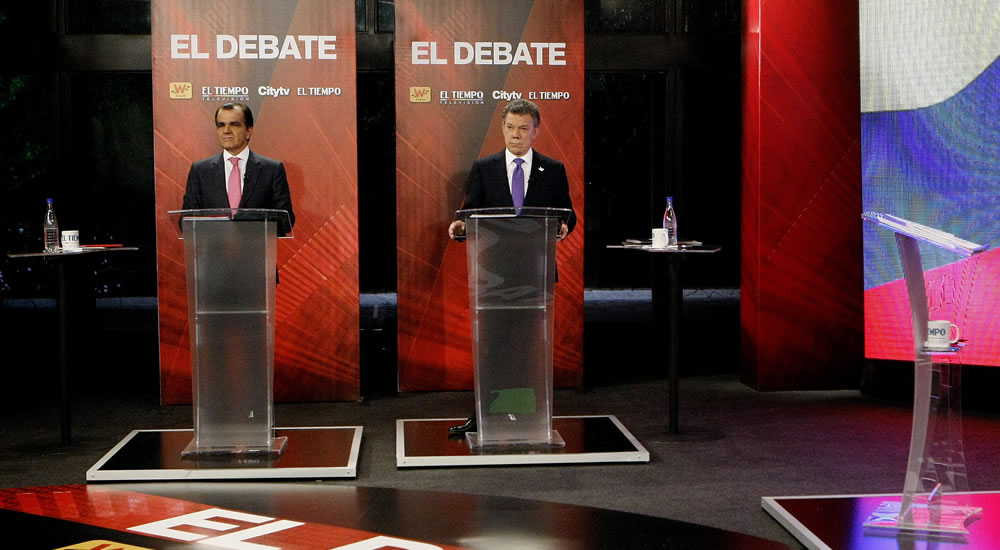 Debate Presidencial. Foto: EFE