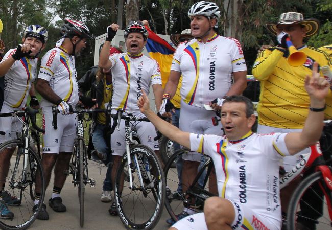 Un equipo de ciclismo aficionado de Colombia arribó a Brasil. Foto: EFE