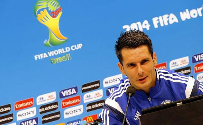El capitán de la selección bosnia, Emir Spahic. Foto: EFE