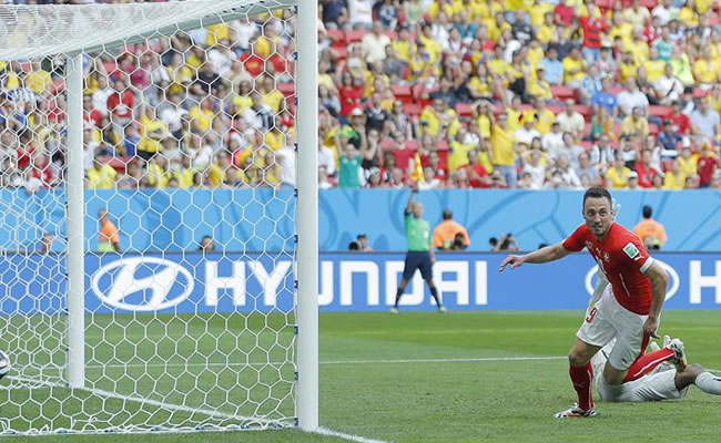 Suiza derrotó a Ecuador en el último minuto. Foto: EFE