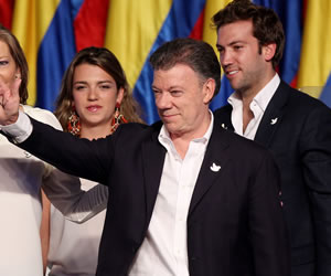 Presidente Juan Manuel Santos reconoce el apoyo de quienes se sumaron a su campaña