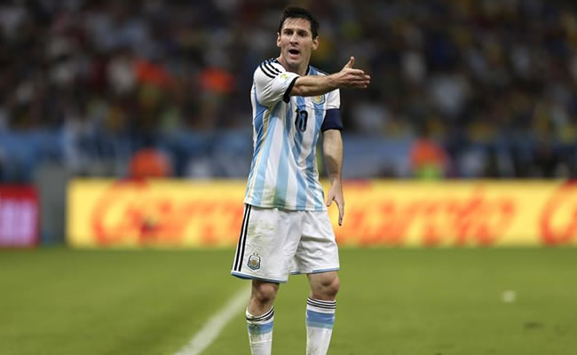 El delantero argentino Lionel Messi durante el partido Argentina-Bosnia. Foto: EFE