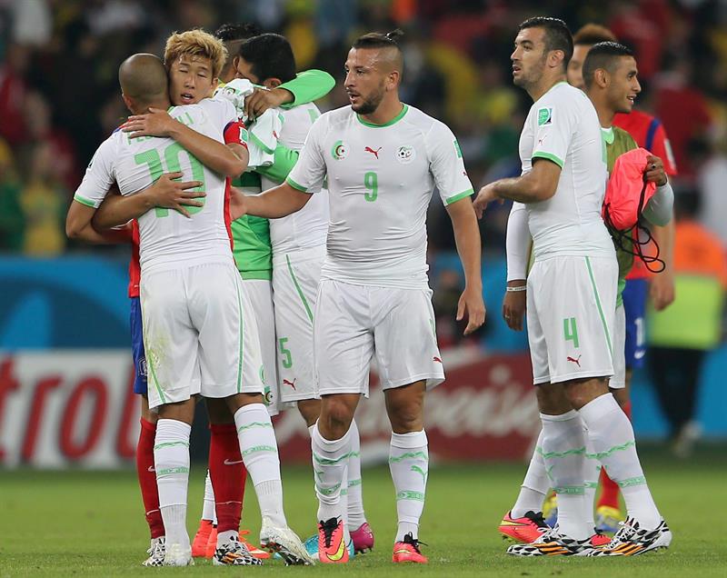 Argelia gana a Corea del Sur y se posiciona para luchar por octavos. Foto: EFE
