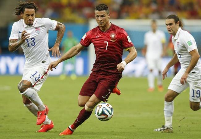 Cristiano Ronaldo aún no aparece como figura en el Mundial. Foto: EFE