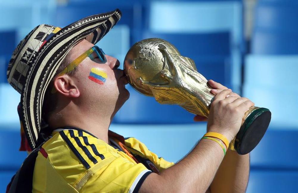 La prensa colombiana se incentivó el nacionalismo alrededor de la Selección. Foto: EFE