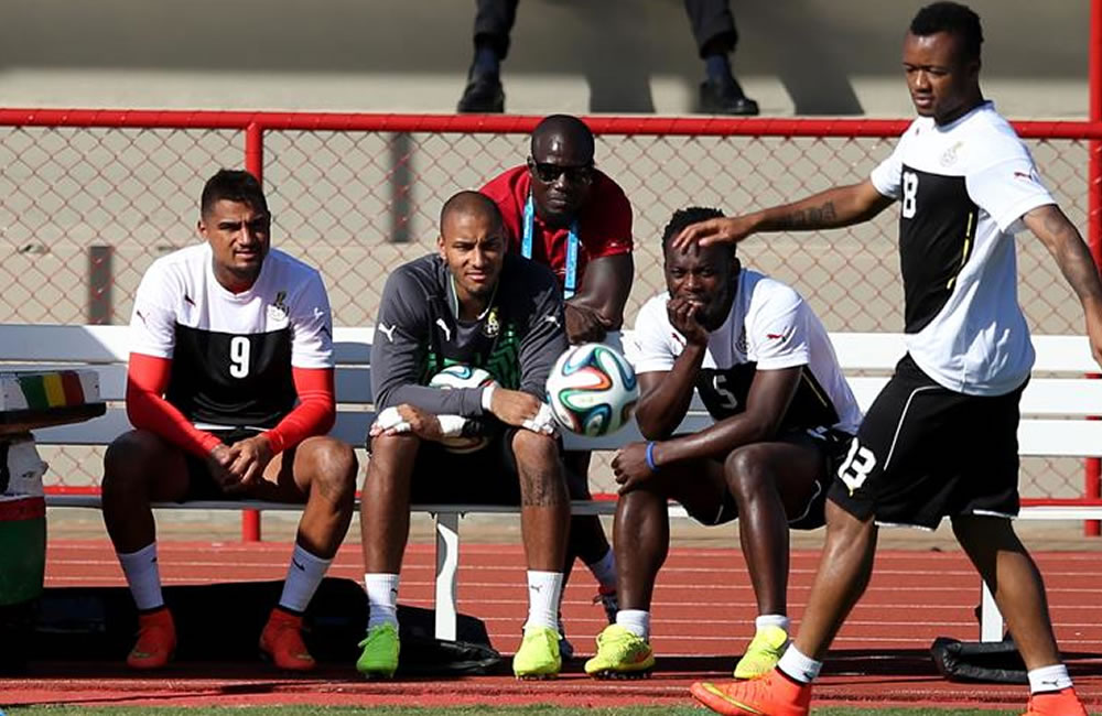 Ghana expulsa a dos jugadores por ataques contra seleccionador y directivos. Foto: EFE