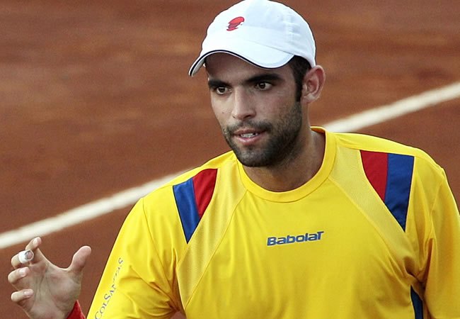 Juan Sebastián Cabal, el único colombiano que sigue compitiendo en dobles. Foto: EFE