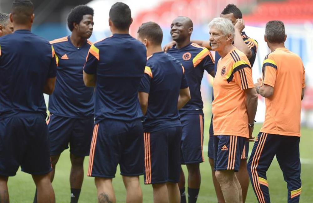 Los jugadores de Colombia volverán a entrenar el lunes 30 de junio. Foto: EFE