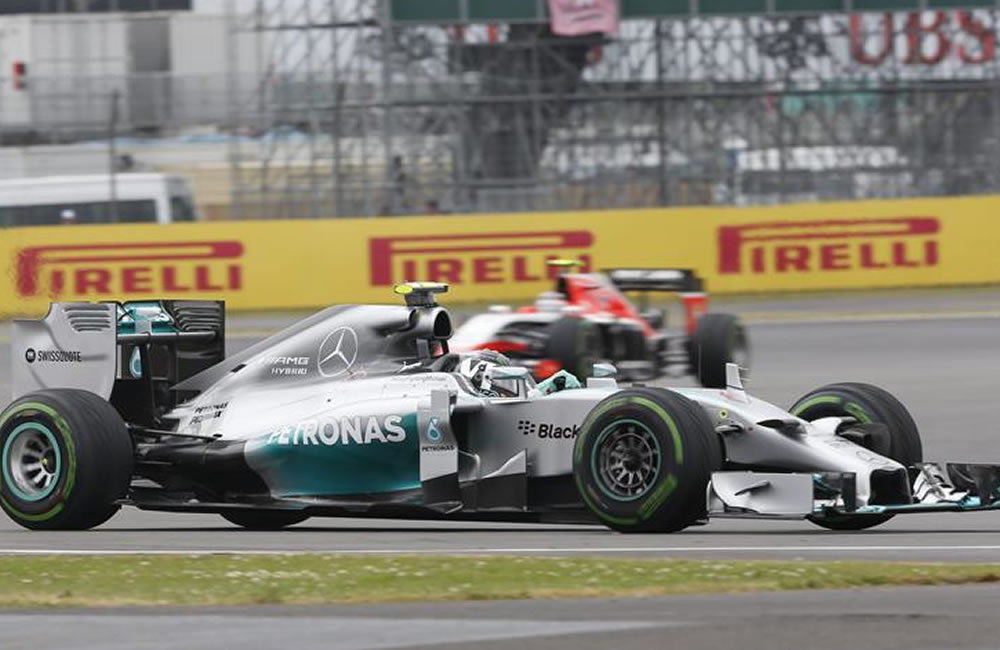 Rosberg a fortalecer liderato desde la 'pole' y Ferrari patina en Silverstone. Foto: EFE