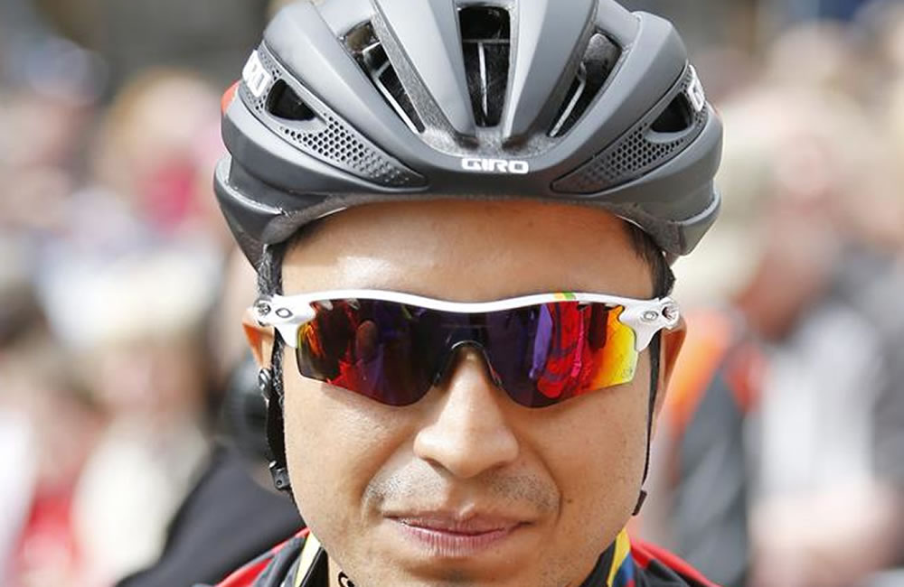 El ciclista colombiano John Darwin Atapuma. Foto: EFE