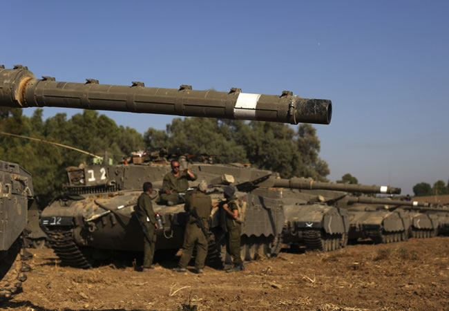Ofensiva israelí. Foto: EFE