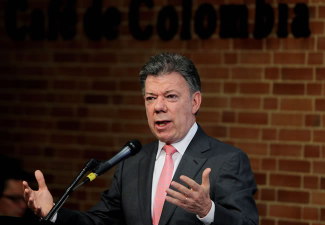 Juan Manuel Santos, Presidente de Colombia. Archivo. Foto: EFE