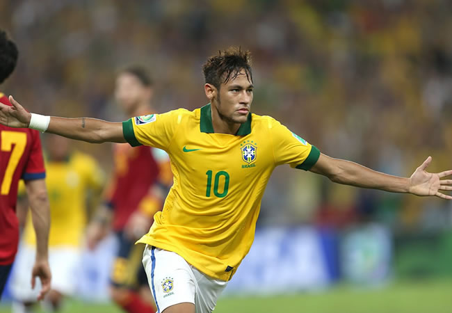 El delantero brasileño Neymar. Foto: EFE