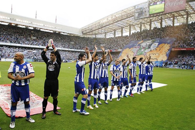 El Deportivo de La Coruña visitará a Santa Fe y al Cali. Foto: EFE